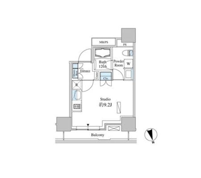 1Rの間取り図