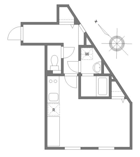 1Rの間取り図