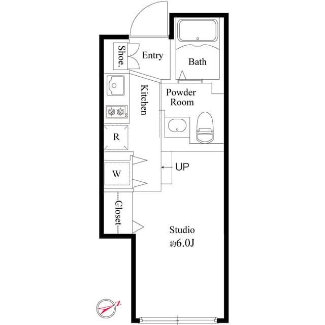 1Rの間取り図