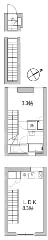 1LDKの間取り図