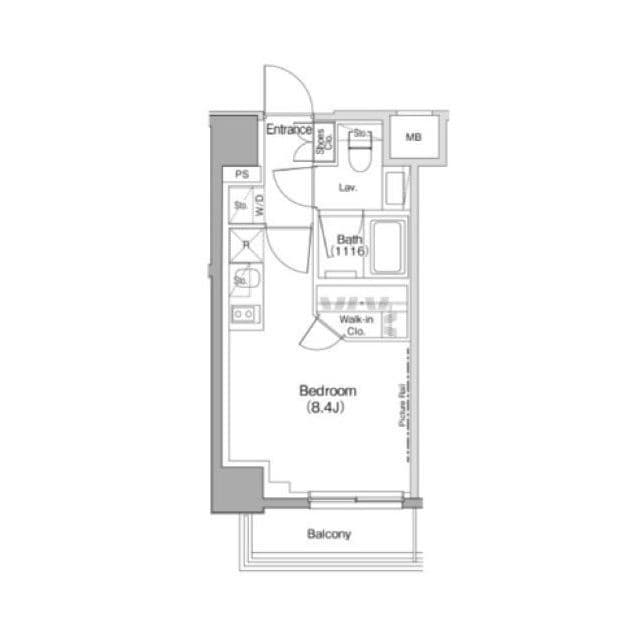1Rの間取り図