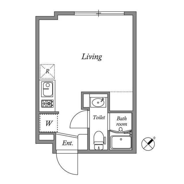 1Rの間取り図