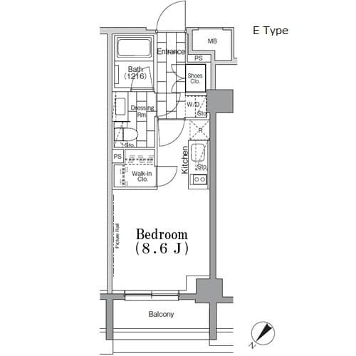 1Rの間取り図