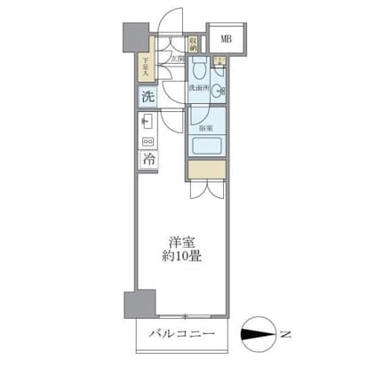 1Rの間取り図