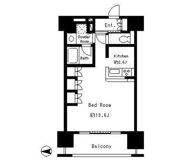 1Rの間取り図