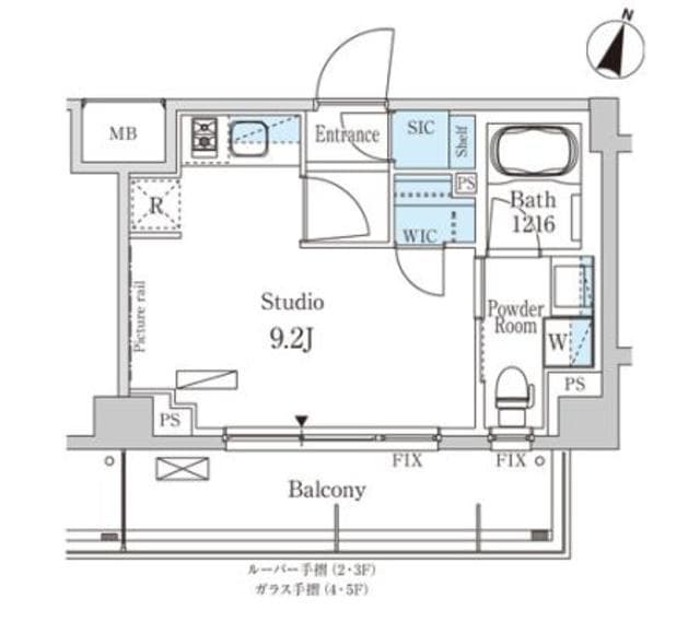 1Rの間取り図