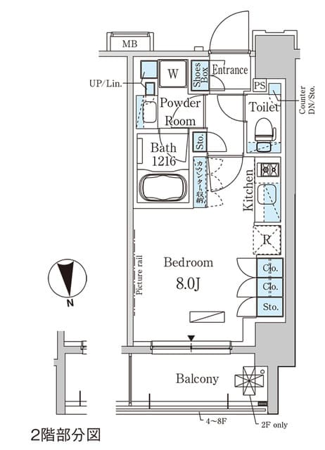 1Rの間取り図