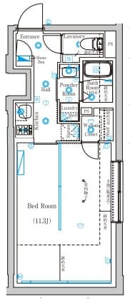 1Kの間取り図