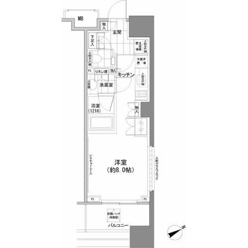 1Rの間取り図