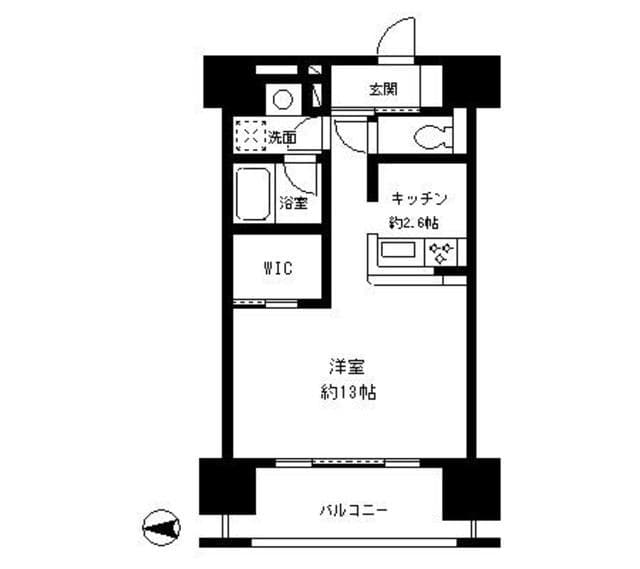 1Rの間取り図